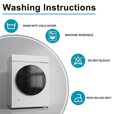 Hiasan Rectangle Tablecloth Grey - Wrinkle Resistant and Waterproof Washable Polyester Fabric Table Cloth for Dining Party and Outdoor Use, 54 x 108 Inch - Image 6