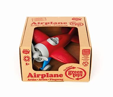 Green Toys Airplane - BPA Free, Phthalates Free, Red Aero Plane for Improving Aeronautical Knowledge of Children. Toys and Games - Image 10