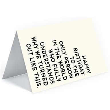 Hqulpr Funny Happy Birthday Cards for Sister & & Mom & Brother & Men & & Women, Best Firend, Greeting Card=7in x 5in(Folded), Envelope = 7.5in x 5.5in - Image 7