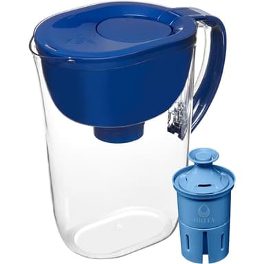 Brita Everyday Elite Water Filter Pitcher, Removes 99% of Lead, Includes 1 Filter, 10-Cup Capacity, Blue - Image 14