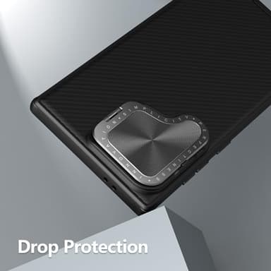 Nillkin for Samsung Galaxy S24 Ultra Case with Camera Cover, [Adjustable Kickstand] [Anti-Scratch] [Shockproof Bumper], Slim Hard Tough Protective Phone Case for Galaxy S24 Ultra Case 6.8 Inch- Black - Image 4