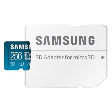 Samsung EVO Select microSDMemory Card + Adapter, 256GB microSDXC, Up-to 160 MB/s, 4K UHD, UHS-I, C10, U3, V30, A2, for Mobile Phone, Smartphones, Nintendo-Switch, and Tablets (MB-ME256SA/AM) - Image 2