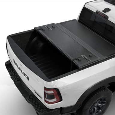 Toptiny Hard Folding Truck Bed Tonneau Cover|HTF011|Fits 2009-2026 Dodge Ram 1500 5' 7" Bed Without Ram Box (67.4") - Image 2