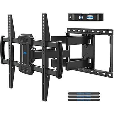 Mounting Dream TV Wall Mount, UL Listed Full Motion Mount Bracket for 42-84 Inch Flat Screen TVs, Swivel Articulating Dual Arms, Max VESA 600x400mm, 100 LBS Loading, Fits 16 Inches Wood Studs, MD2296 - Image 1