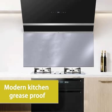 SHACO 24 x 30 Inch Stainless Steel Backsplash for Kitchen Wall, Range Hood Stove Backsplash Stainless Steel Protector, Metal Panel with Pre-drilled Hole, Microfiber Towel and Matching Screw - Image 4