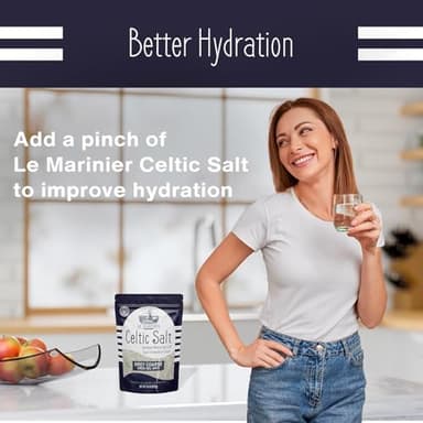 Le Marinier French Sea Salt Grey Coarse, 1.1lb - 18oz. Mineral Rich 100% Natural and Unrefined Celtic Salt Organic. Hand Harvested Mineral Sea Salt, Sel Gris (1.1lb Grey Coarse) - Image 9