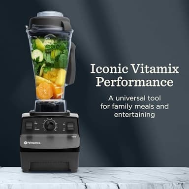 Vitamix 5200 Blender, Professional-Grade Blender for Smoothies, Soups, Ice Cream and More, Stainless-Steel Blades, Self-Cleaning Kitchen Appliance, 64 Oz Container, White - Image 3