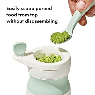 OXO Tot Mash Maker Baby Food Mill - Opal - Image 2