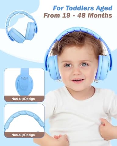 cumunebula [2-in-1] Baby Ear Muffs Noise Protection - [Two Modes] Baby Headphones for Noise Cancelling Headphones- Infant Headphones Noise Cancelling - Ear Protection for 3 Months to 4 Years - Image 4