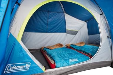 Coleman Brazos 20/30°F Adult Cool-Weather Sleeping Bag with No-Snag Zipper & Stuff Sack, Machine Washable - Image 6