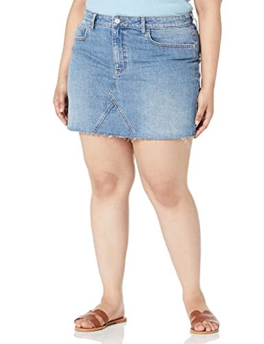 The Drop Women's Arhaan Denim Mini Skirt, Medium Indigo, XL - Image 5