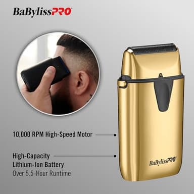 BaBylissPRO Gold UV-Disinfecting Single Foil Shaver - Image 6