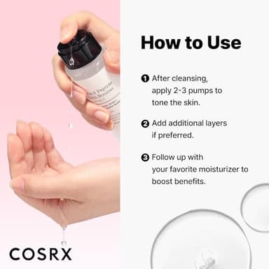 COSRX 6X Peptide Collagen Booster Toner Serum with Copper Peptides, Niacinamide & Hyaluronic Acid Skin Renewal Boosting Facial Essence for All Skin Types, Korean Skin Care, 150mL/5.07 Fl.Oz - Image 5