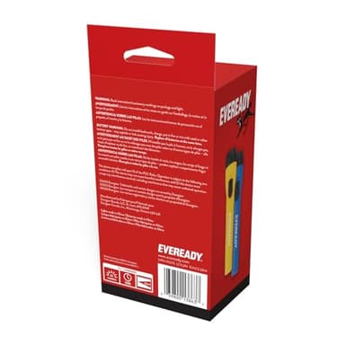 EVEREADY LED Flashlights (4-Pack), Bright Flashlights for Emergencies and Camping Gear, Flash Light with AA Batteries Included, Blue/Yellow (4-Pack) - Image 9