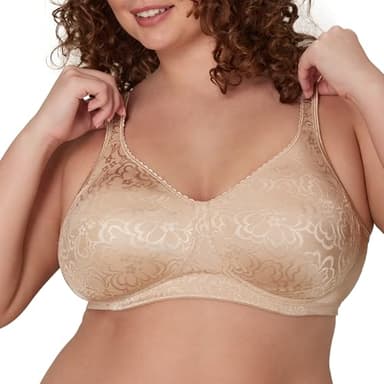 Playtex Women's 18 Hour Ultimate Lift & Support Wireless Bra US4745, Nude, 38C - Image 1