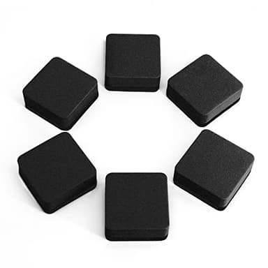 Dry Erase Erasers, IHPUKIDI 48 Pack Magnetic Whiteboard Dry Eraser Chalkboard Cleansers for Classroom, Home and Office (Black 2 x 2 Inch - Image 3