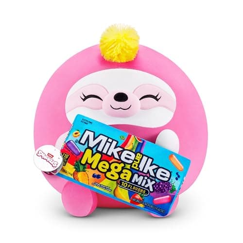 Snackles (MikeandIke) Sloth Super Sized 14 inch Collectible Plush by ZURU, Ultra Soft Plush with Real Licensed Brands - Image 1