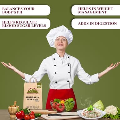 Himalayan Chef Pink Himalayan Salt Fine Grain, 5 lbs Bag - Pure, Natural, Kosher, Non-GMO, Mineral-Rich, for Cooking, Seasoning, Baking, Table Use, 84 Minerals - Image 7