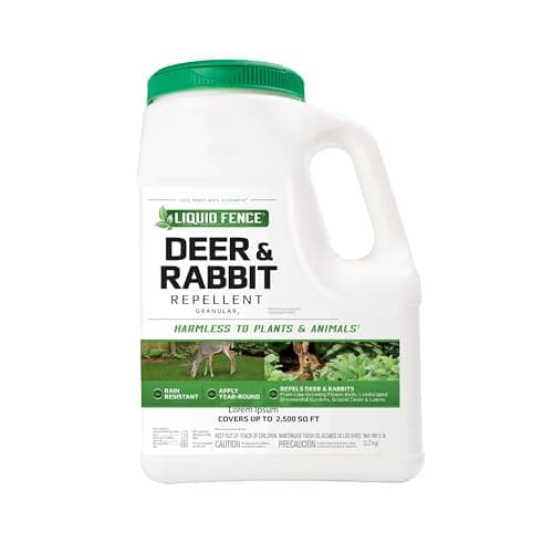 Liquid Fence Deer And Rabbit Repellent Granular 5 Pounds, Harmless To Plants And Animals - Image 1