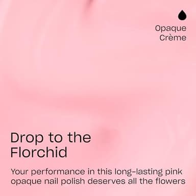 OPI Infinite Shine Drop to the Florchid | Opaque Soft Pink Long Wear Gel Like Crème Nail Polish | Make 'Em Jelly! Collection | Summer 2025 - Image 2