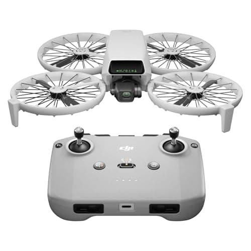 DJI Flip (RC-N3), Drone With 4K UHD Camera for Adults, Under 249 g, 3-Axis Gimbal Stabilization, 44000ft/13km Video Transmission, Palm Takeoff, Auto Return, 31-Min Flight Time, Intelligent Flight - Image 1