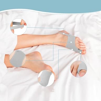 sundpik Bunion Corrector for Women & Men Big Toe, Big Toe Separators-Bunion Splint-Bunion Pads-Hammer Toes Straightener-Hallux Valgus Pain Relief, Comfortable & Breathable for Day/Night - Image 3