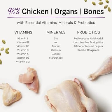 Stella & Chewy's Freeze-Dried Raw Cat Dinner Morsels - Premium Chicken Recipe with 98% Cage-Free Meat & Organs - Natural Grain-Free Cat & Kitten Food - Made in USA - 18 oz - Image 8