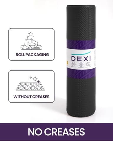 DEXI Kitchen Floor Mats Cushioned Anti Fatigue,17x79,Long Standing Runner Rug Waterproof, Comfort Memory Foam Padded for Front Sink Laundry, Black - Image 7