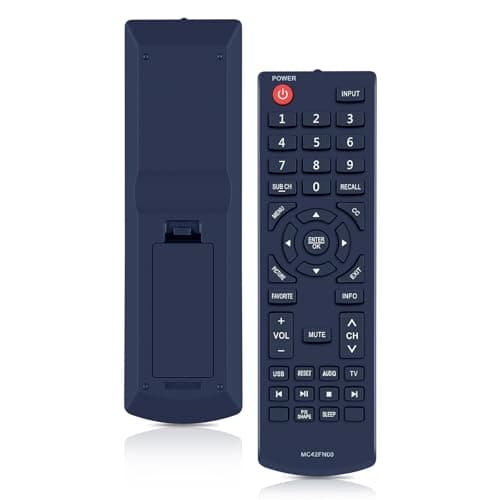 MC42FN00 New Replace Remote Control Applicable for Sanyo TV FW42D25T FW24E05T FW32D25T FW65D25T FW48D25T FW48D25TOM - Image 1