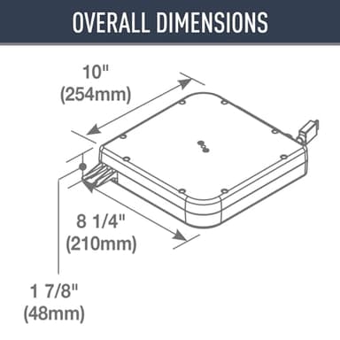 Legrand Wiremold TBCRHDMI InteGreat Cable Retractor with HDMI for Under Tables - Image 3