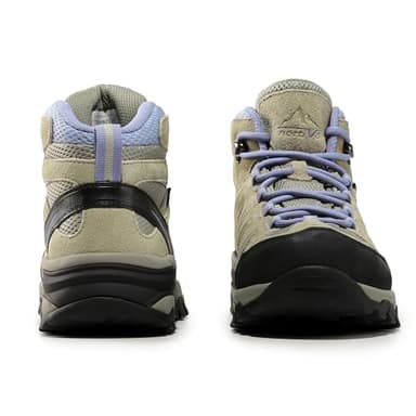 NORTIV 8 Women's Waterproof Hiking Boots Outdoor Trekking Camping Trail Hiking Boot Seeker,Size 5.5,Beige/Purple,Seeker - Image 9