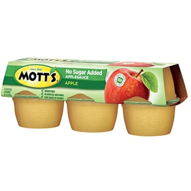 Mott's No Sugar Added Applesauce, 3.9 Oz Cups, 72 Count (12 Packs Of 6), Good Source Of Vitamin C, No Artificial Flavors - Image 13
