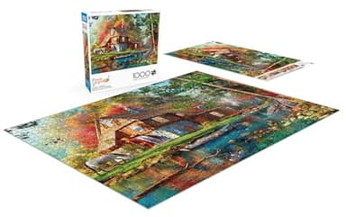 Buffalo Games – Dominic Davison - Autumn Windmill - 1000 Piece Fall Jigsaw Puzzle - Festive Puzzle for Adults – Halloween Artwork and Hours of Relaxing Fun - Finished Size 26.75 x 19.75 - Image 4