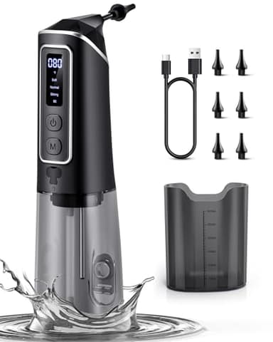 Ear Wax Removal, ONLYCARE FSA - HSA Eligible Earwax Removal Kit, Safe Ear Cleaner with Water Temp Sensor, Electric Ear Irrigation Flushing System, IPX7 Waterproof, USB Chargeable for Effective Clean - Image 1