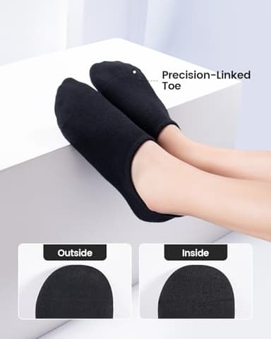 IDEGG No Show Socks Women & Men Low Cut Ankle Short Athletic Running Casual Invisible Liner Socks - Image 4