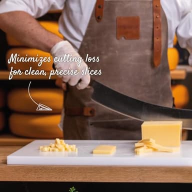 Boska Professional Cheese Knife Large - Cheese cutter for cheese wheels - 380 mm - Double handled - Easy to clean - Image 7