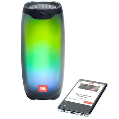 JBL Pulse 4 - Waterproof Portable Bluetooth Speaker with Light Show - Black - Image 5