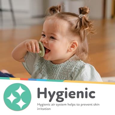 Nuby Silicone Softees Pacifier and Teethers - (5-Pack) Silicone Baby Pacifiers and Teethers - 0+ Months - Assorted Pastel Colors - Image 5