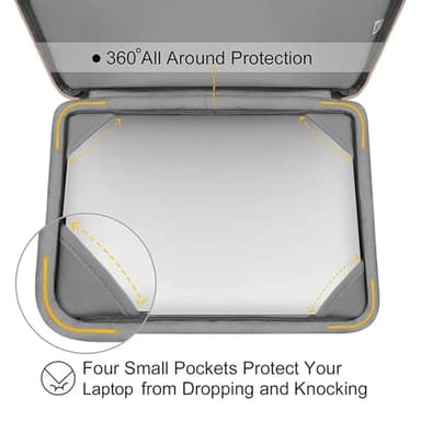 MOSISO Compatible with MacBook Air 15 inch Case 2025 2024 2023 Release M4 A3241 M3 A3114 M2 A2941 Touch ID, Plastic Hard Shell&Puffy Sleeve Bag&Keyboard Cover&Webcam Cover&Screen Film, Sand - Image 3