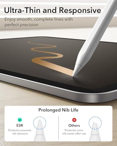 ESR Paper-Feel Magnetic Screen Protector for iPad Pro 11 Inch (M5/M4) 2025/2024, Write and Draw Like on Paper, Detachable and Reusable, Compatible with Tempered Film, Matte Finish - Image 9