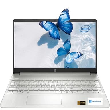 HP Laptop| 15.6" HD | Intel Processor | 16GB DDR4 RAM | 512GB SSD | Intel UHD Graphics | Win11 Pro | 720p HD Camera | WiFi & Bluetooth | School, Business & Productivity - Image 1