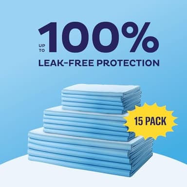 Chucks Pads Variety Pack - 3 Sizes - (17X24", 23X36", 30X36") - 15 Disposable Underpads - The Right Size for Every Need - Make Traveling Easy - Sample Our Range of Sizes or Pack Them for Your Trip! - Image 9