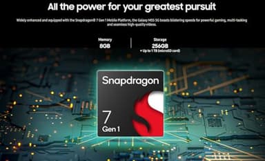 SAMSUNG Galaxy M55 5G + 4G LTE (for tmobile Mint Tello & Global) Latino Specs (256GB + 8GB) NFC Unlocked SM-M556B/DS 6.7" 120Hz 50MP Triple cam (Light Green) (Renewed) - Image 7