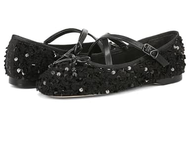 Circus NY by Sam Edelman Women's Ballet Flat, Black Shearling, 8 - Image 6