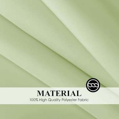 Aocoz Rectangle Tablecloths 90x132 Inch 2 Pack Sage Green Tablecloth Washable Decorative Linen Polyester Table Cloths for Dining Table Banquets Buffet Parties and Wedding - Image 5