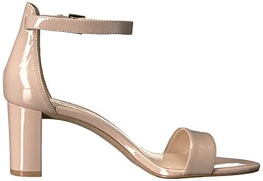 Nine West Women's Pruce Heeled Sandal, Natural Patent, 12 - Image 6