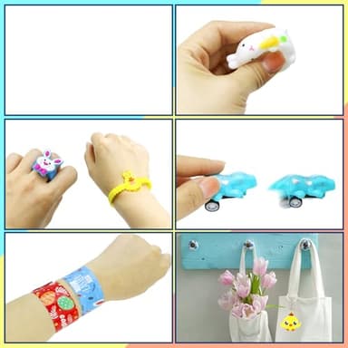 60 Pcs Prefilled Easter Eggs Filled with Assorted Toyst, Easter Basket Stuffers and Party Favors for Kids Boys and Girls - Image 5