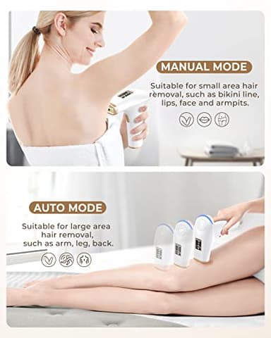 LYSMOSKI Laser Hair Removal Device for Women and Men at Home IPL Hair Removal Device for Facial Legs Arms Whole Body Use - Image 4