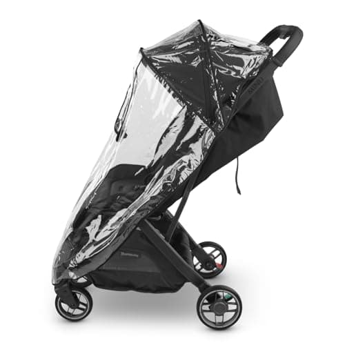 UPPAbaby Minu V3 Rain Shield - Waterproof and Windproof Coverage - Ventilated Design - Quick Attachment - Easy Access to Child - Image 1