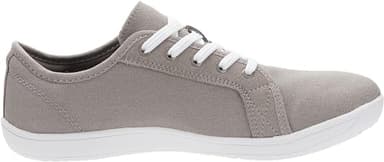 WHITIN Women's Wide Canvas Barefoot Shoes Minimalist Extra Wide Width Toe Box Fashion Sneakers Zero Drop Size 8 Walking Gym Tennis Comfy Flat Nurse Athletic Grey 39 - Image 2